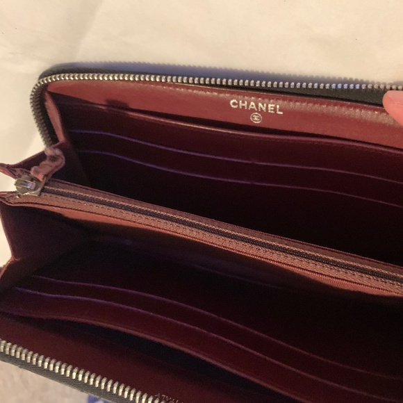 CHANEL Long Zip Wallet Matelasse BLACK - Picture 5 of 14